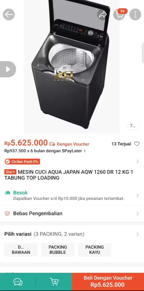 Ambil 3jt saja sudah dapat sarung, roda dan alas kakinya
