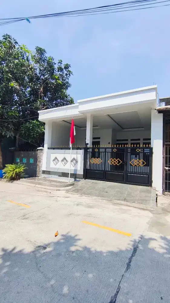 Dikontrakkan rumah baru tingkat di cluster depan kota harapan indah