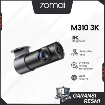 Dashcam 70mai M310 3k Resolution With Voice Control, 24h Smart Parking