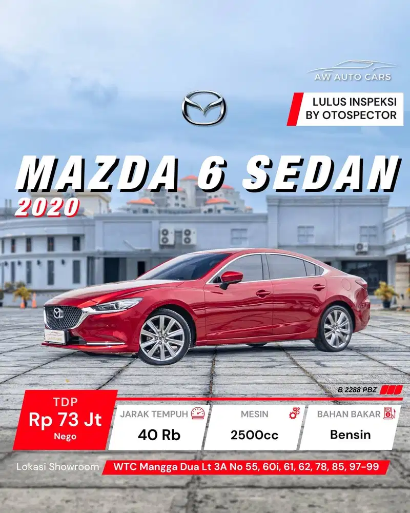 Low KM [ KM 40RB ] Mazda 6 Sedan 2020 non Estate