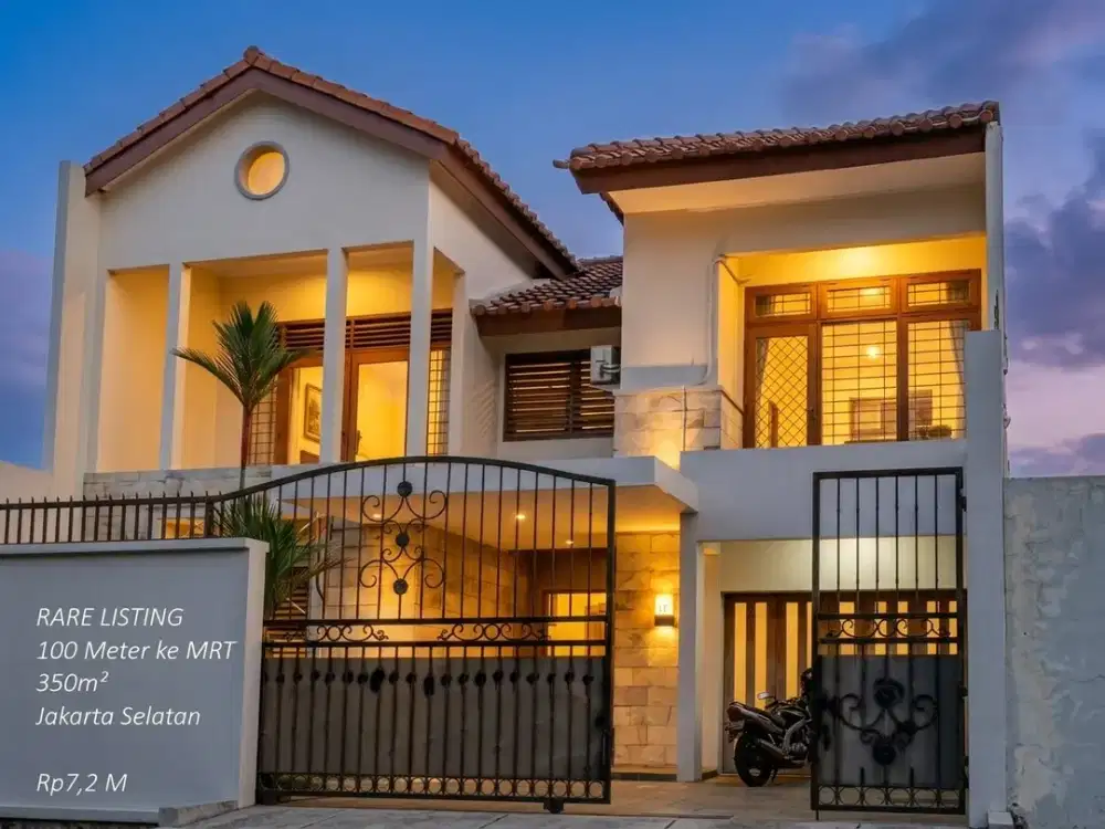 Rumah Besar 4KT | LT 250/LB 350 m²  Dekat MRT Lebak Bulus