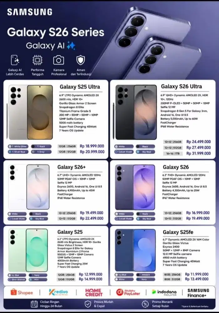 PROMO MENARIK, SAMSUNG LAGI TURUN HARGA!