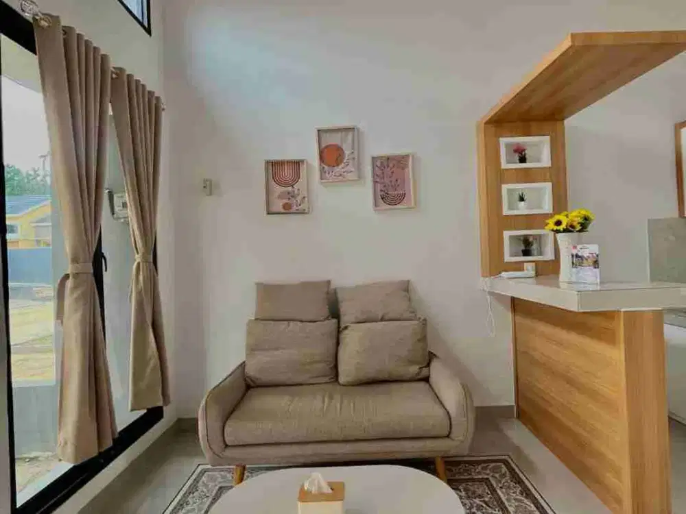 RUMAH FULL FURNISHED MODERN MINIMALIS COCOK UNTUK KELUARGA MUDA