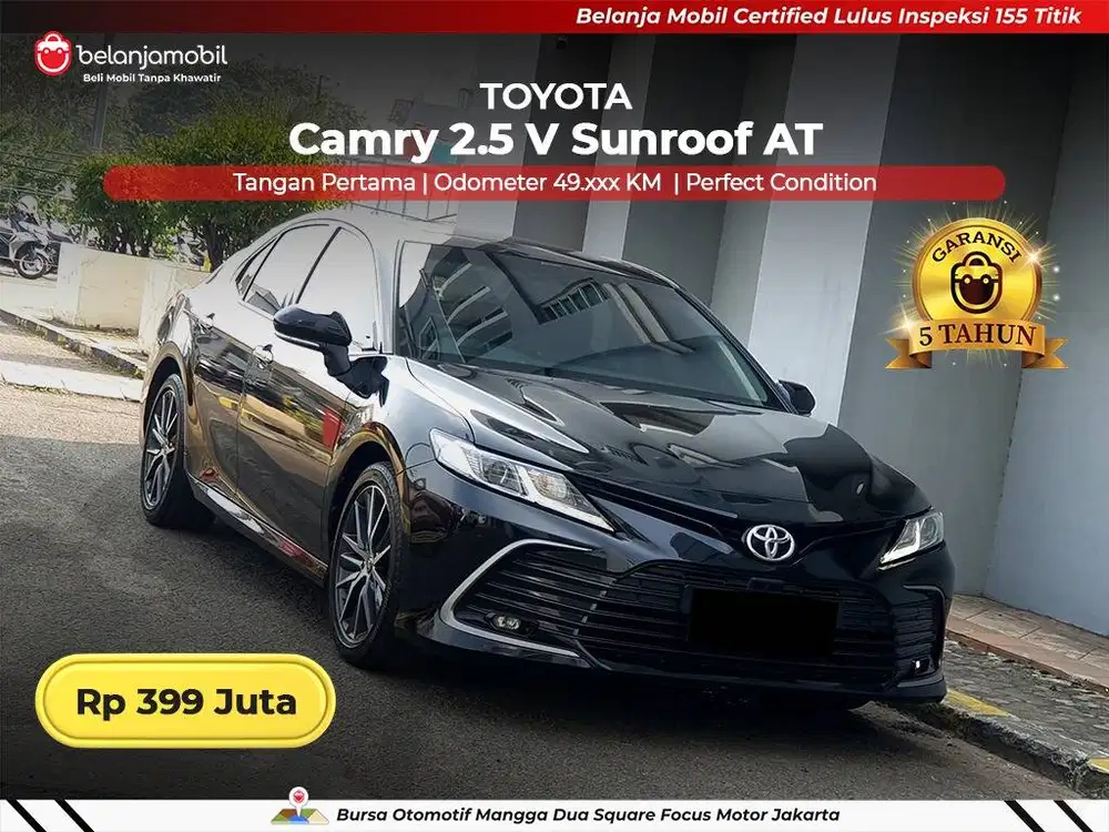 [ GARANSI 5TH ] Toyota Camry 2.5 V Sunroof AT 2023/2024