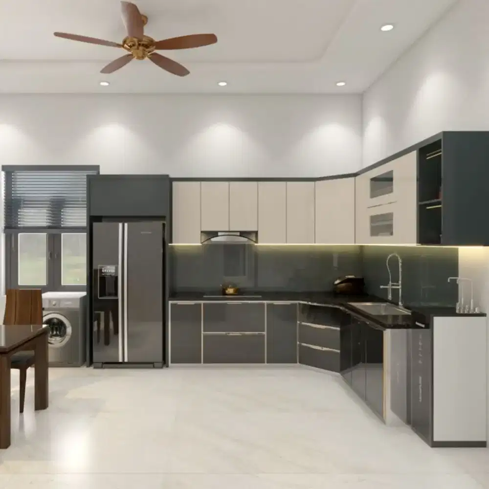 Custom kitchen set minimalis wardrobe bedroom set livingroom room