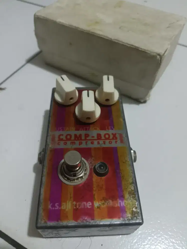 pedal Effect gitar KS-Aji Compbox comp-box compressor