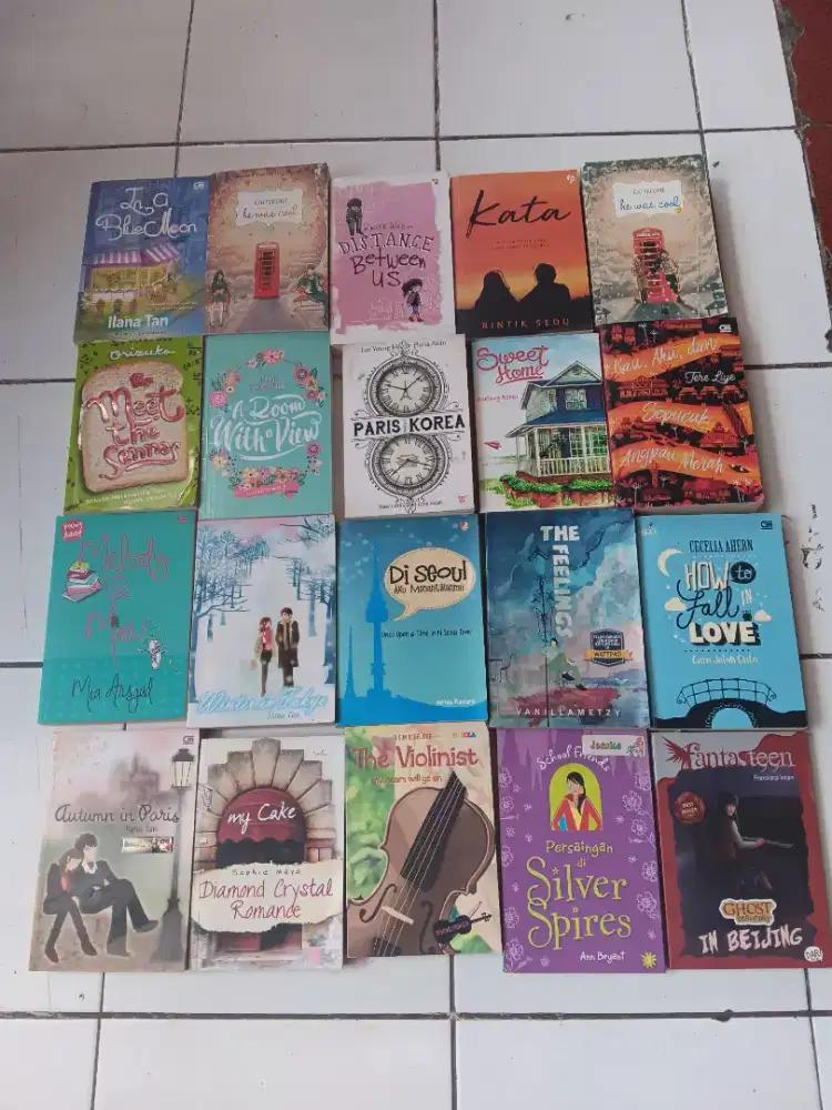 Buku Novel Campur Borongan 20pc
