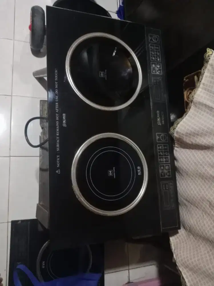 Kompor listrik 2 tungkuh normal second