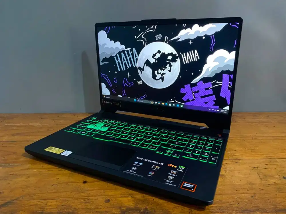 ASUS TUF Gaming A15 FA506NCQ Ryzen 7 RTX 3050 – Fullset, Garansi 08/20