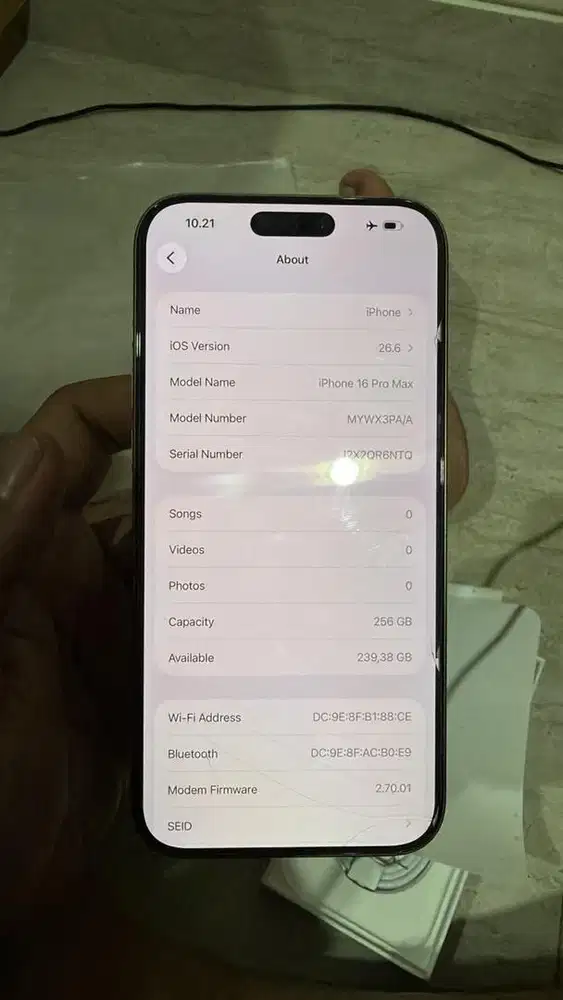 iphone 16 Pro Max 256gb iBox