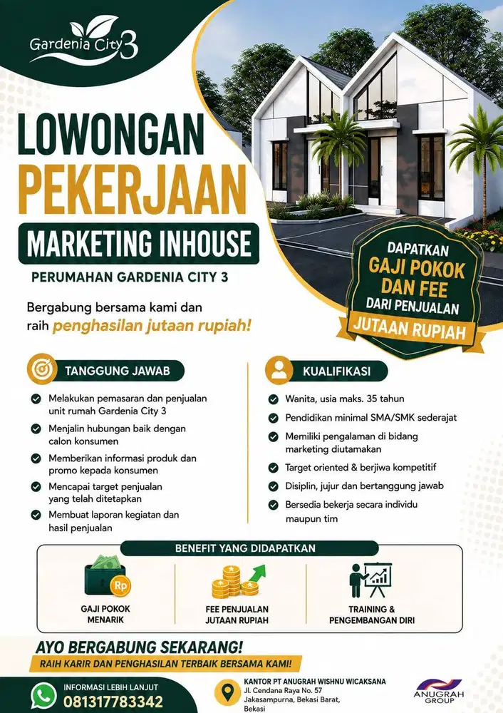 Lowongan Pekerjaan Marketing Inhouse