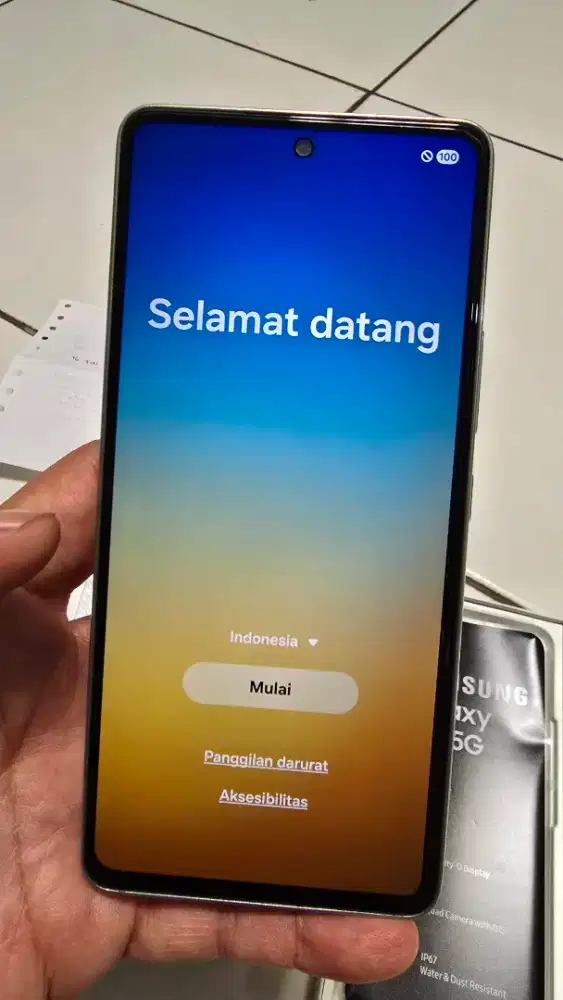 Dijual cpt Hp samsung A53 white kond prima