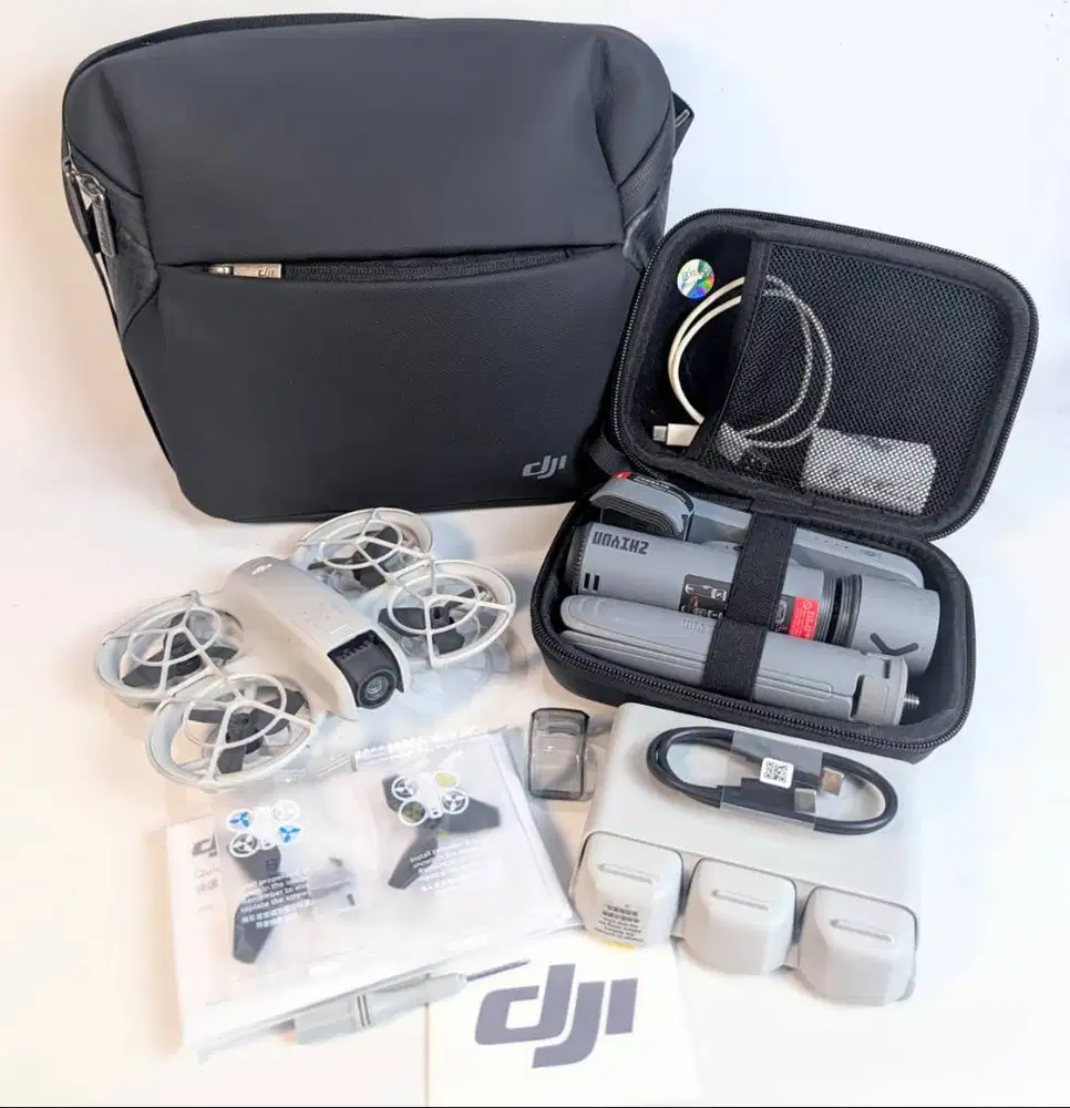 DJI Neo + Gimbal HP Smartphone Zhiyun Smooth X Second Mulus dan normal