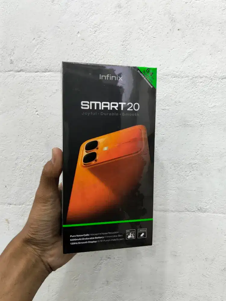 Infinix Smart 20 4/64GB Murah Baterai Awet - SegelBox  Resmi Siap COD