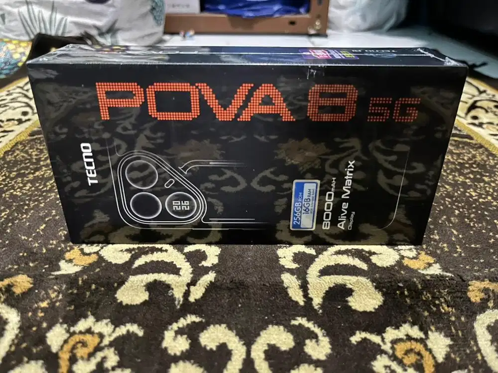 Tecno Pova 8 5G 8+8/256GB Segelbox New Garansi Resmi