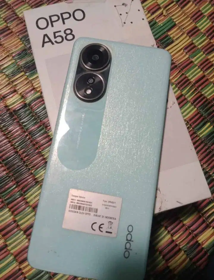 Oppo A58 Ram 8+4/128 Fullset Ori