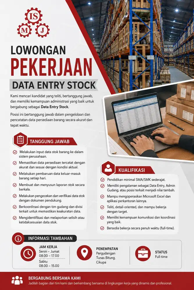 Data Entry Stock