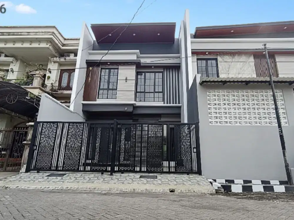 JUAL RUMAH BARU TROPICAL KONTEMPORER MINIMALIS ARAYA SURABAYA