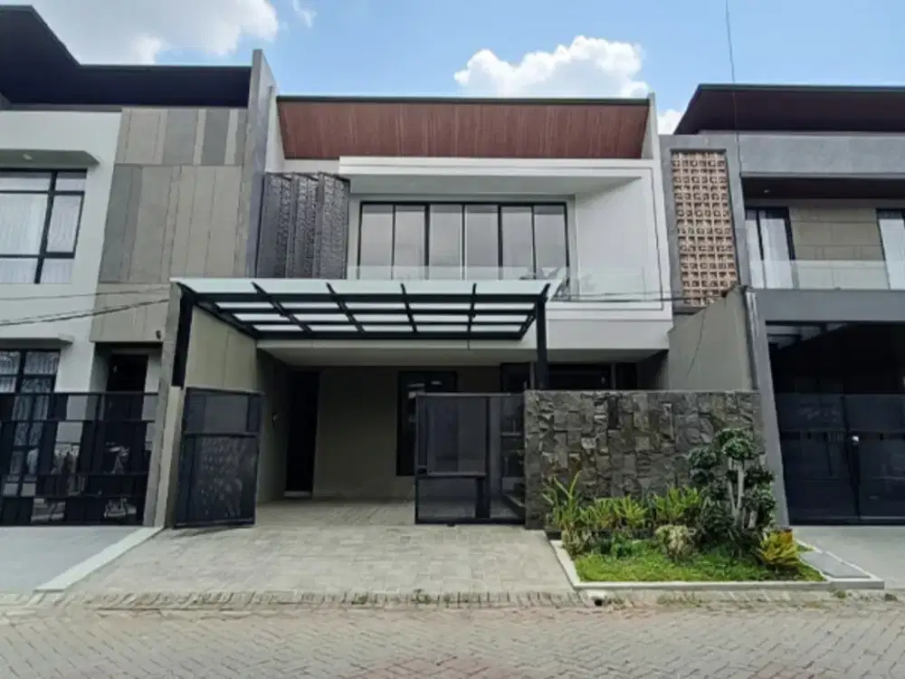 JUAL RUMAH BARU MODERN TROPICAL MINIMALIS ARAYA SURABAYA