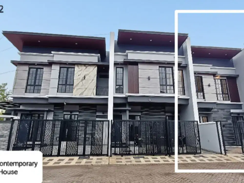 JUAL RUMAH BARU TROPICAL KONTEMPORER MINIMALIS ARAYA SURABAYA