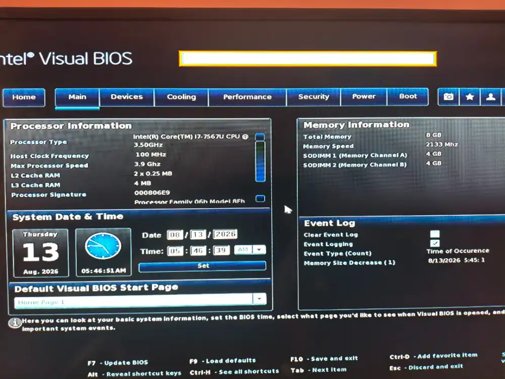 Mini PC Intel Nuc i7 Gen7