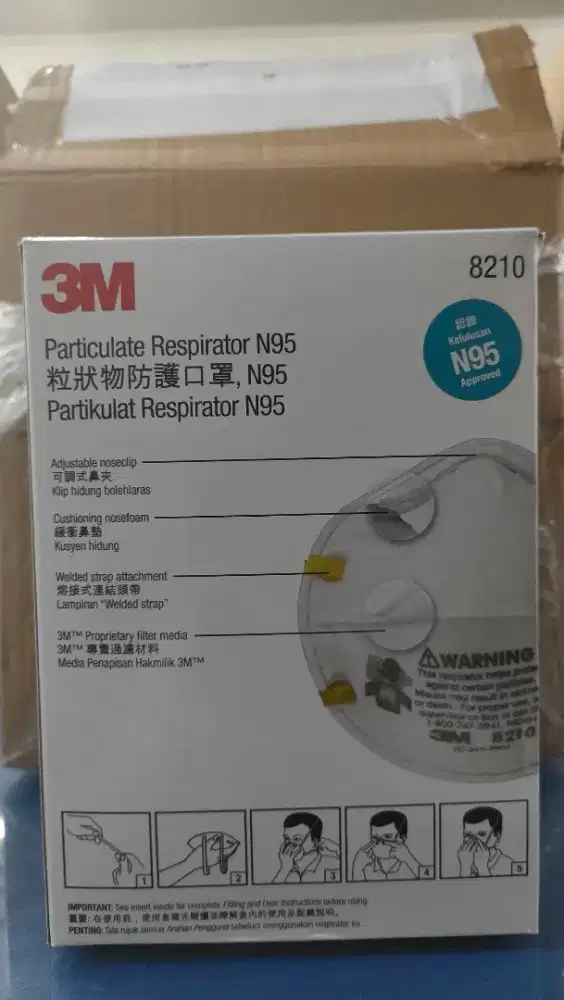 Masker Particulate Respirator N95