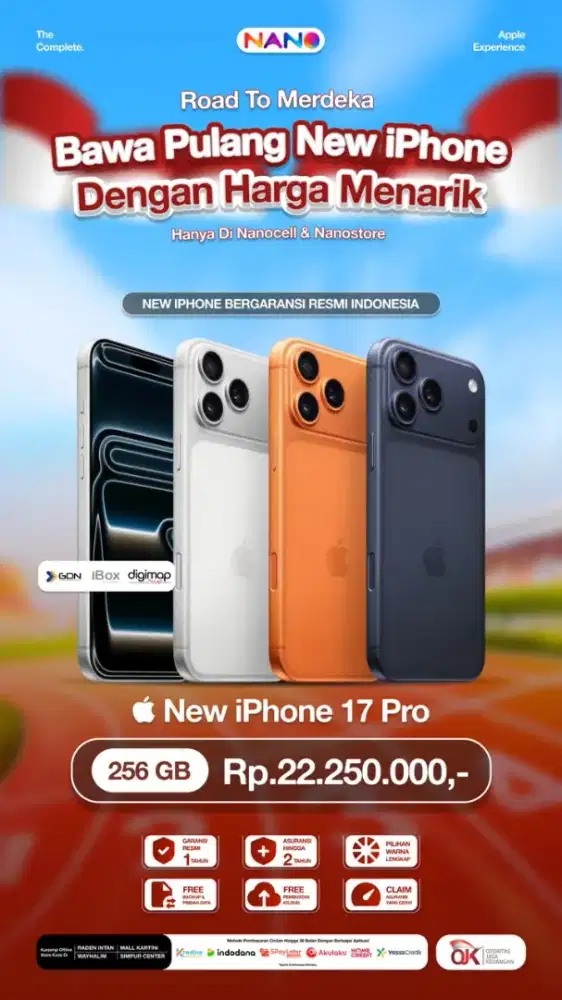 PROMO CICILAN BUNGA 0% IPHONE 16 DAN 17 SERIES