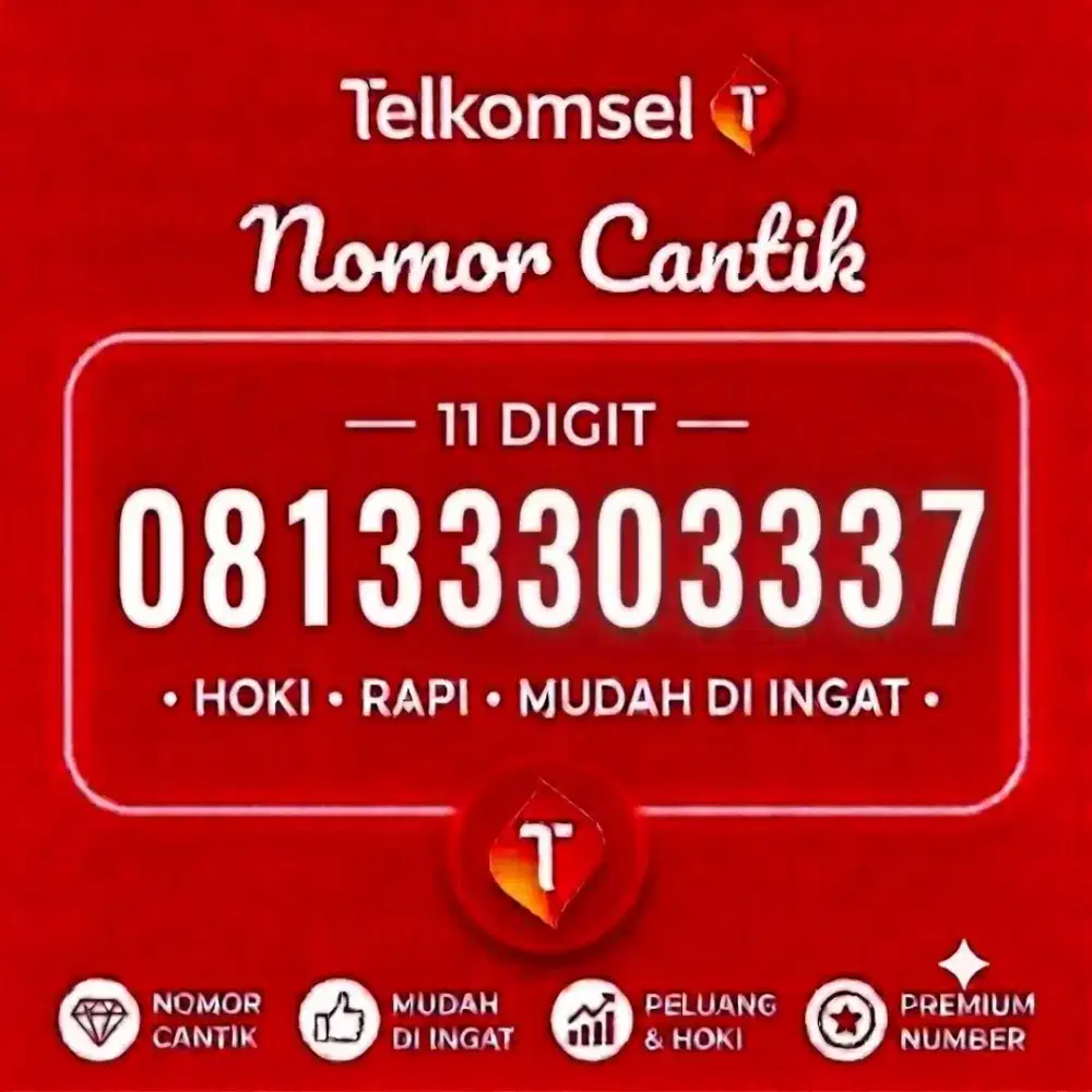 Nomor Cantik Telkomsel 11digit