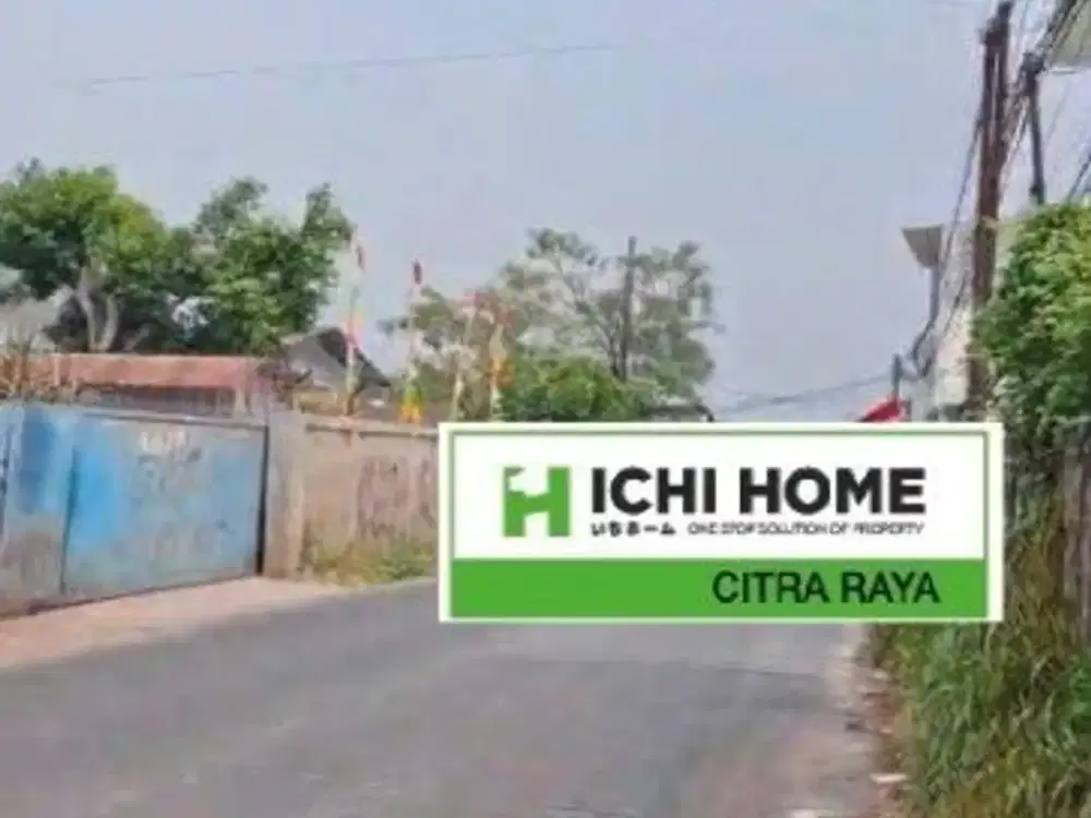Tanah Super Murah Cocok Kebutuhan Industri Sudah SHM di Cukanggalih Curug Tangerang