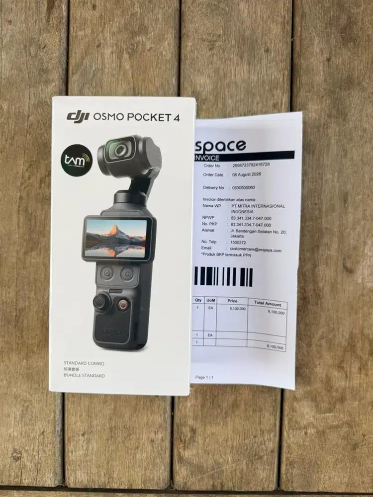 Dji osmo pocket 4 standart combo new bnib