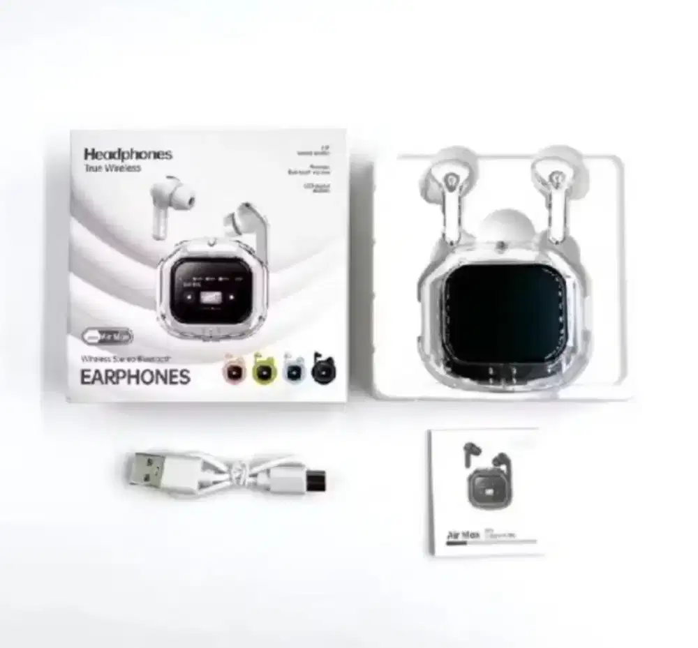 Tws headset layar warna