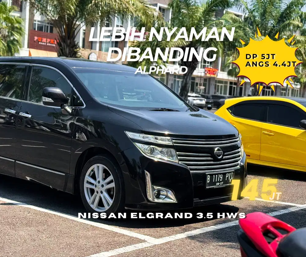 [DP 5jt] NISSAN ELGRAND 3.5 HWS 2012 NIK 2011 bs TT ALPHARD NAV1