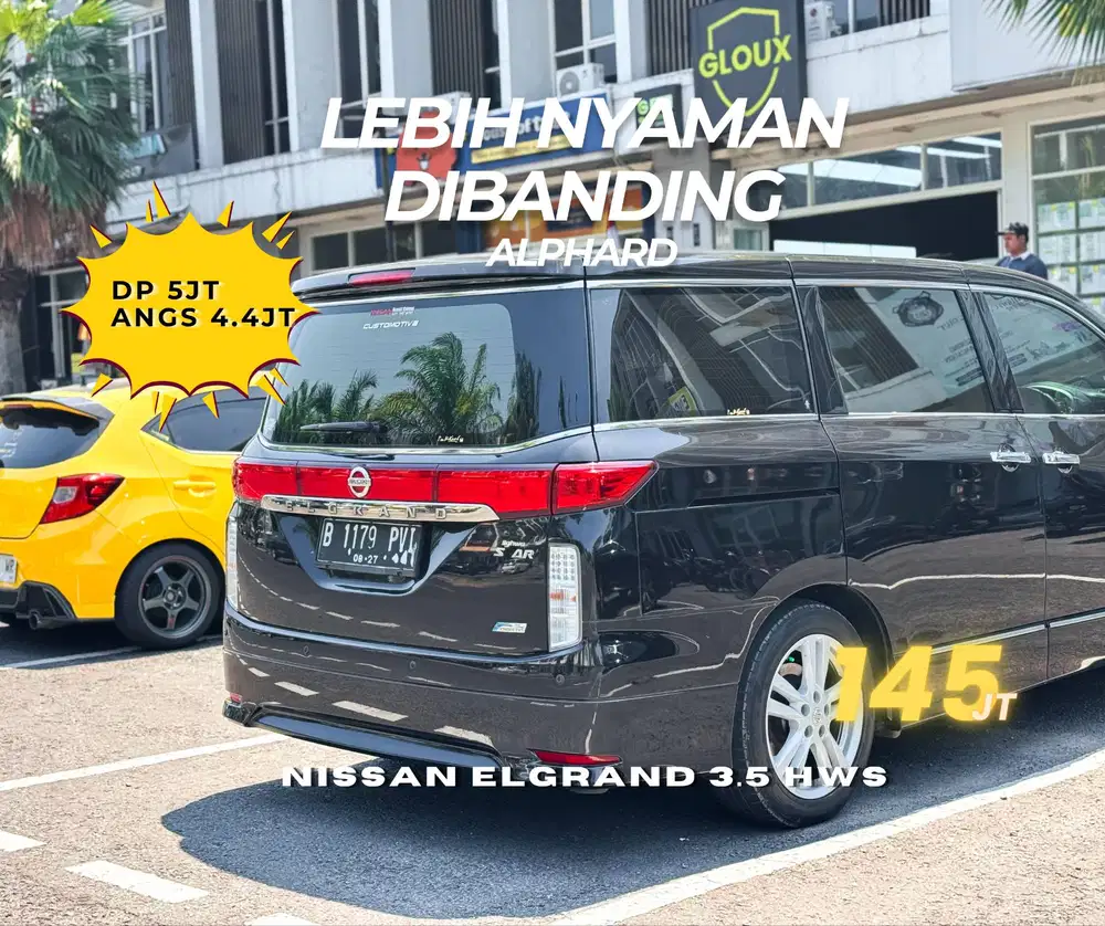[DP 5jt] NISSAN ELGRAND 3.5 HWS 2012 NIK 2011 bs TT ALPHARD NAV1
