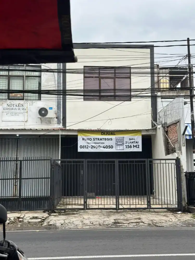 Turun harga Ruko 156m dipinggir jalan ramai