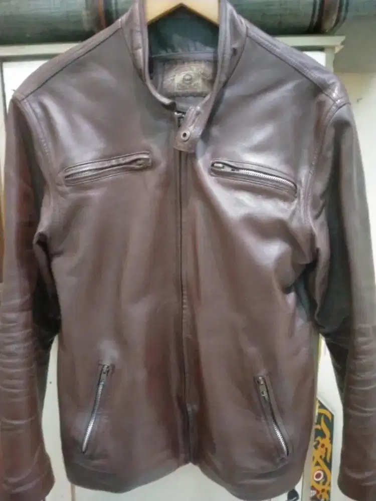 Jaket kulit second