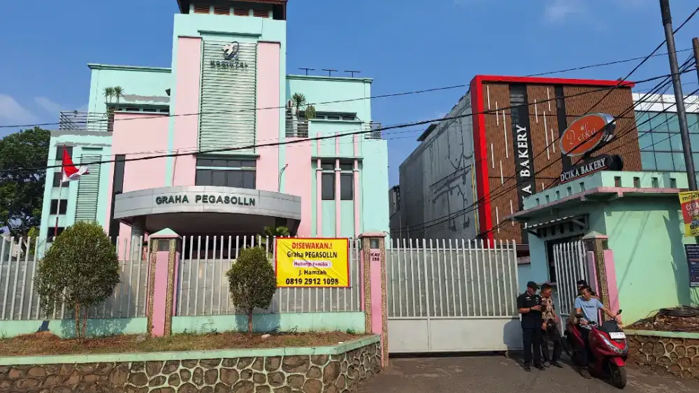 Disewakan Gedung 3 Lantai GRAHA PEGASOLLN, Strategis Kt Bekasi LRTCmn1