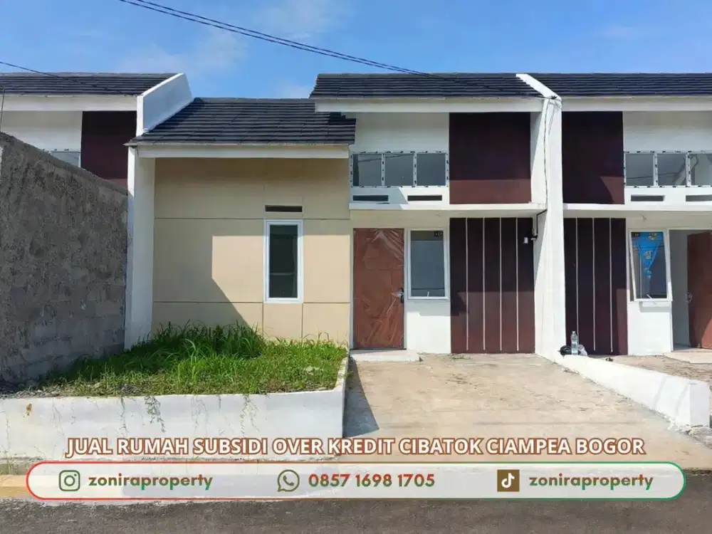 Over Kredit 49 JT Rumah Subsidi Bogor Strategis dekat IPB Dramaga