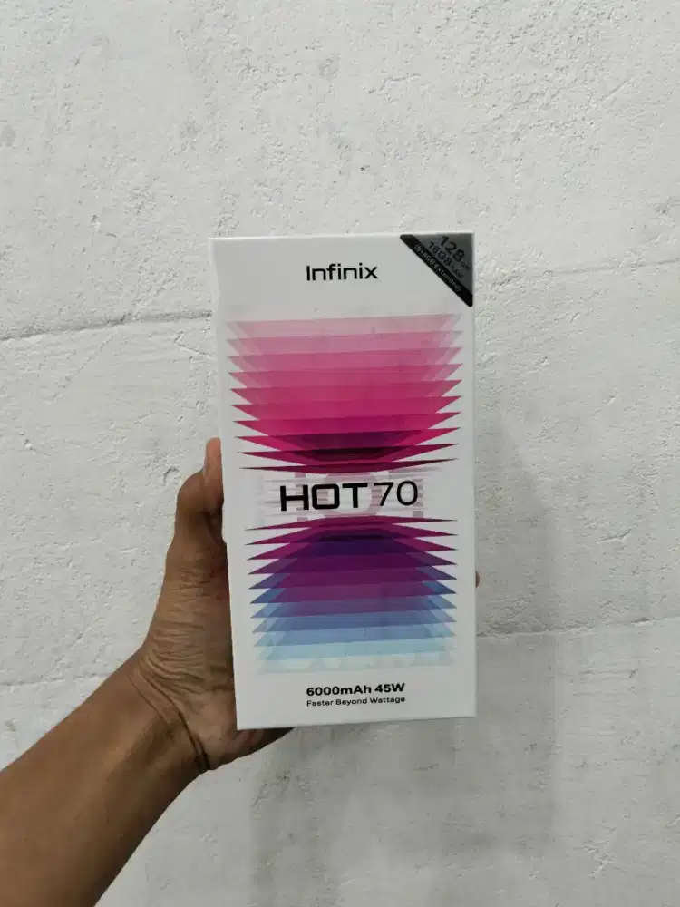 HP Gaming Murah Infinix Hot 70 6/256GB Fullset Original | Rona Gadget