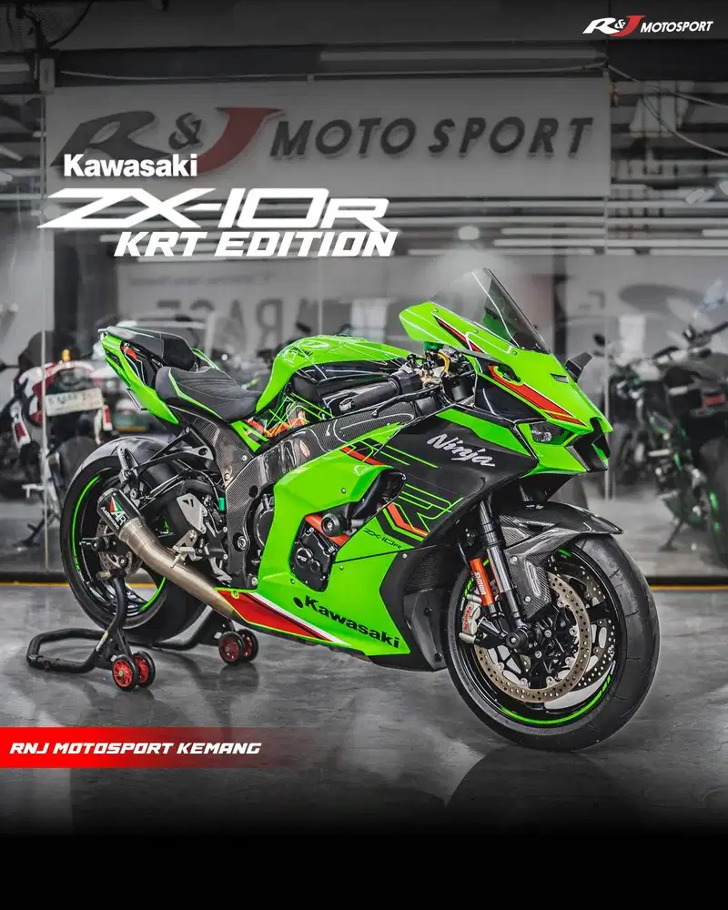 Kawasaki Zx10R ZX 10 Nik 2023 Odo 1.000 an Km Knalpot Austin Racing