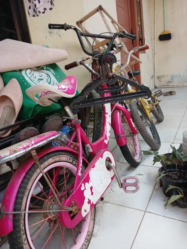 Tiga sepeda borongan ajah