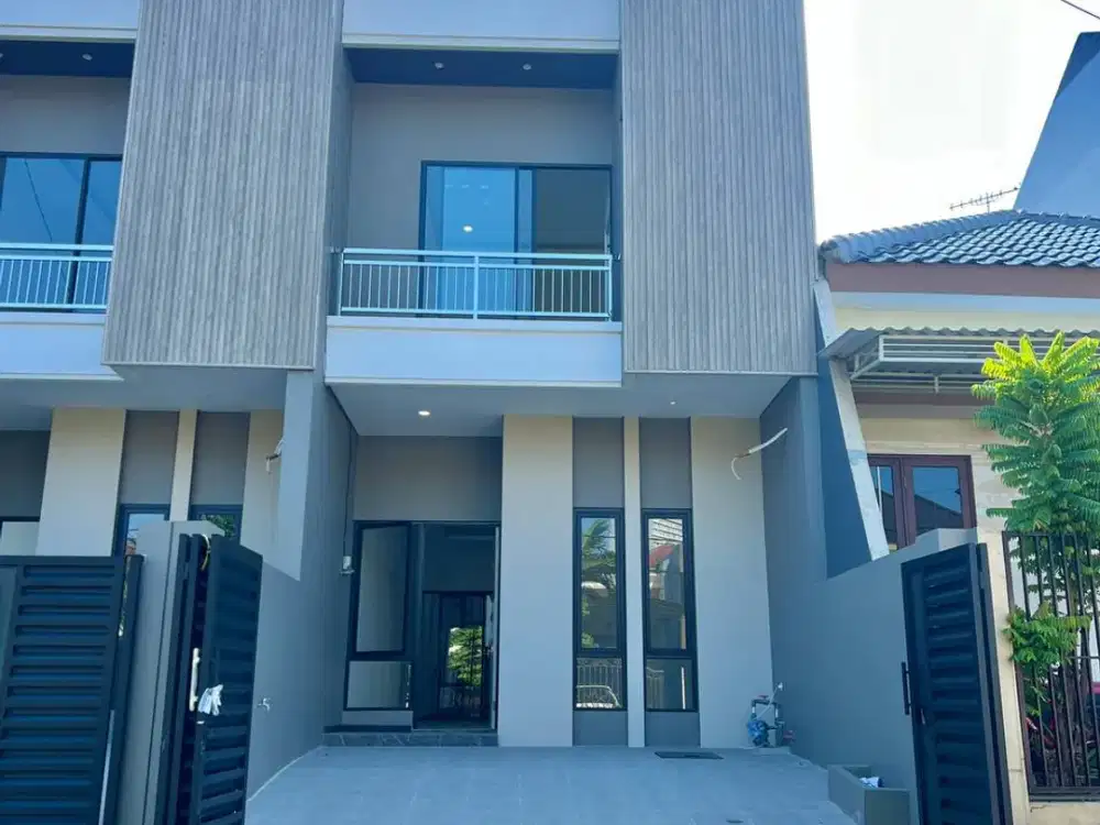 Dijual rumah baru modern perumahan villa kalijudan indah