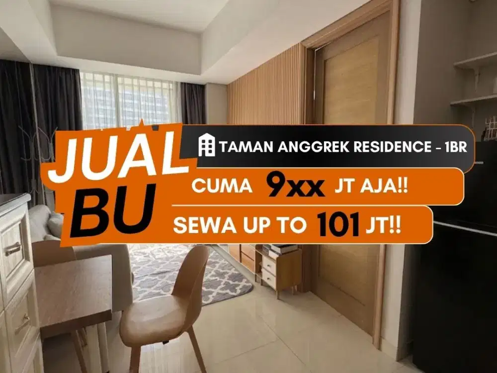Jual BU Apartemen Taman Anggrek Residence 1BR Full Furnished Tanjung Duren Jakarta Barat