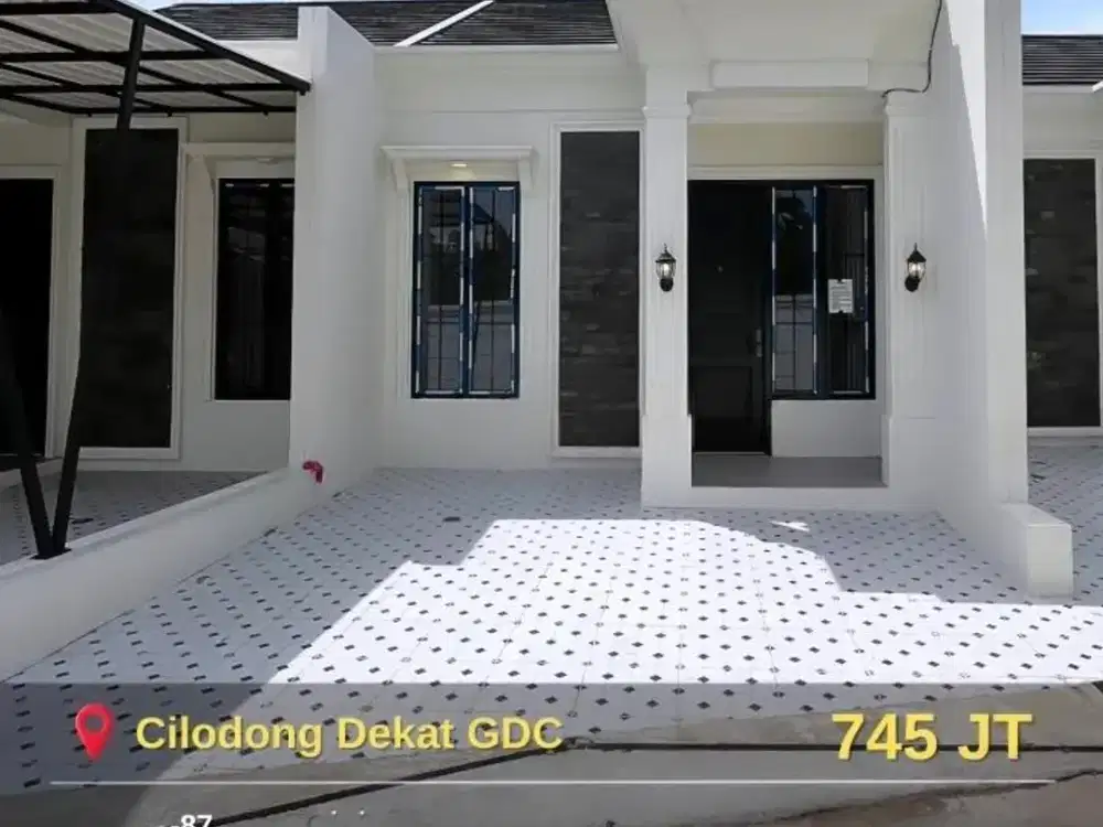 Rumah Murah Siap Huni Dekat Stasiun Depok Lama