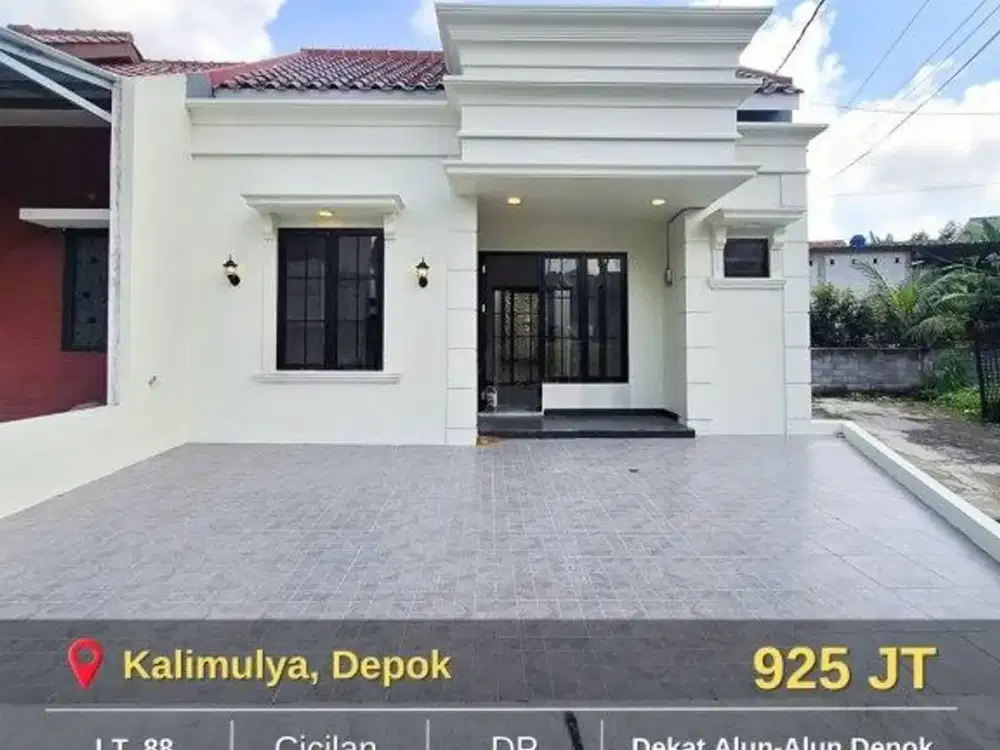 Rumah Murah Siap Huni Dalam Cluster di Kalimulya Cilodong Depok