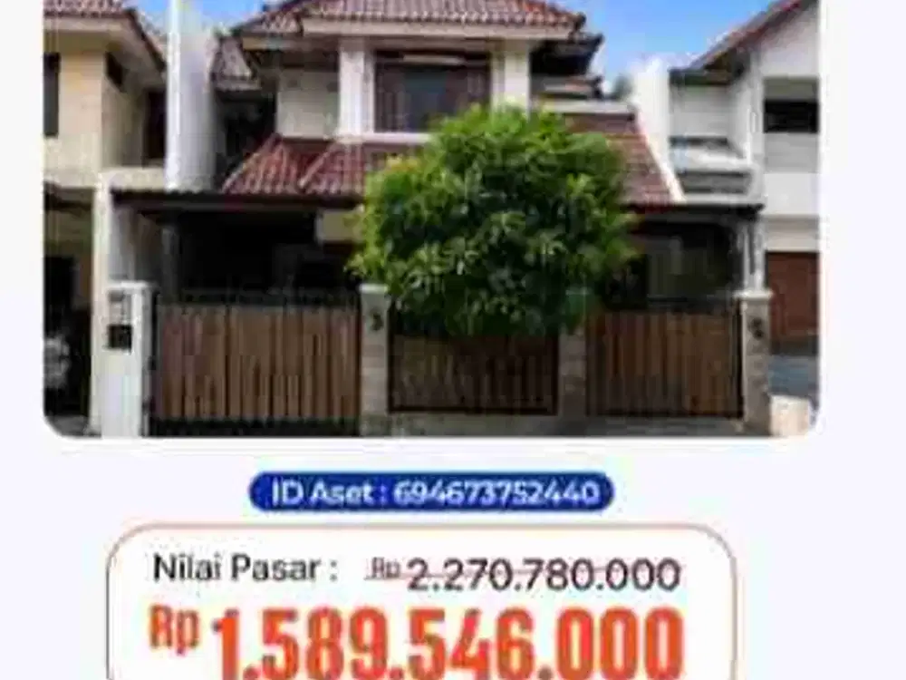 DIJUAL RUMAH LELANG METLAND CAKUNG