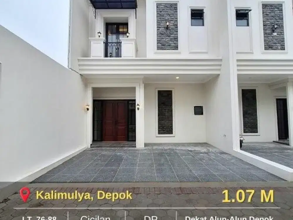 Rumah Murah Siap Huni Dalam Cluster di Kalimulya Cilodong Depok