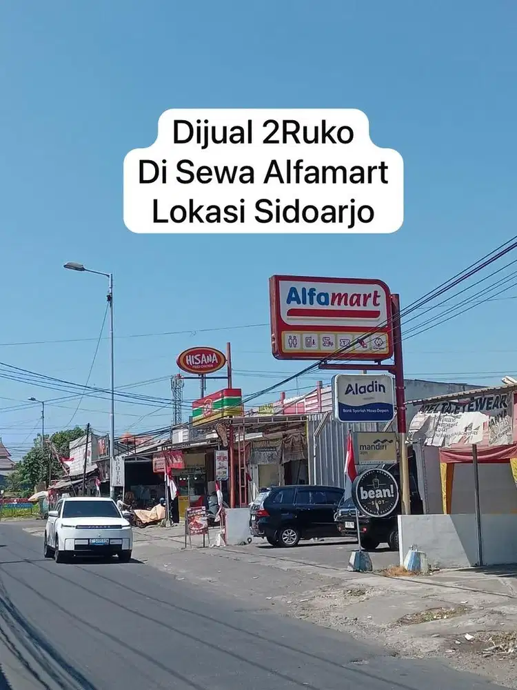 Lahan di Sewa Alfamart di Sidoarjo
