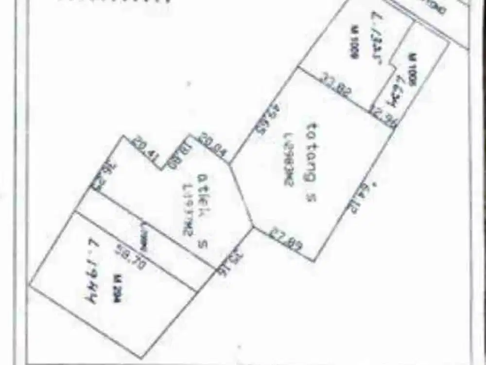 Dijual tanah 9.400 m2 SHM, di pinggir jalan poros MT Haryono.