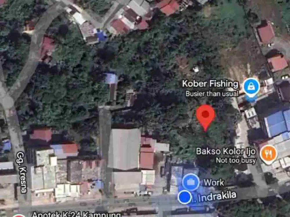 Dijual tanah di Kampung Timur, siap bangun.