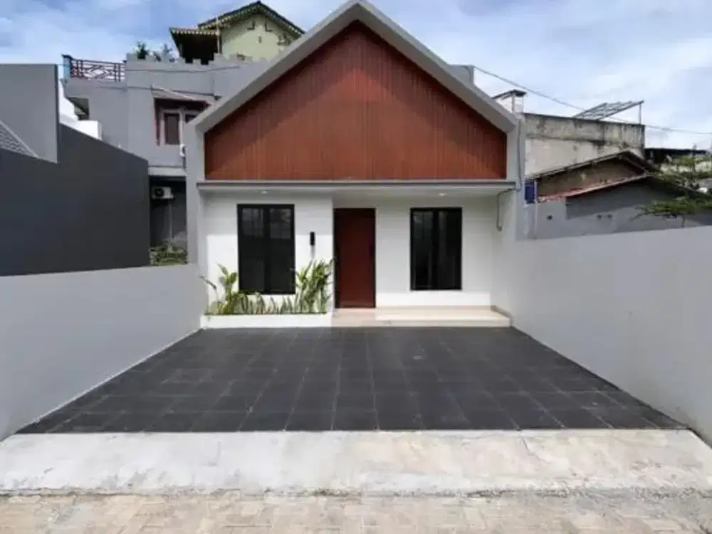 Rumah Murah Scandinavian Ada Rooftopnya di Cipedak Jagakarsa Jakarta Selatan